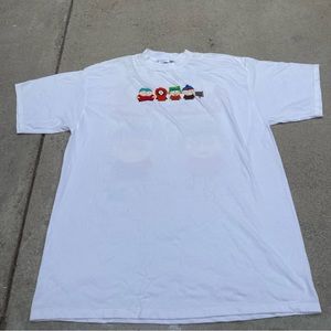 Vintage South Park 1998 
Comedy Central original t-shirt 
Size XXL COLOR White